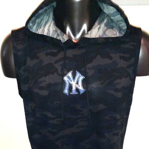 MLB | Shirts | New York Yankees Black Camo Sleeveless Performance Hoodie  Tank Top New W Tags | Poshmark